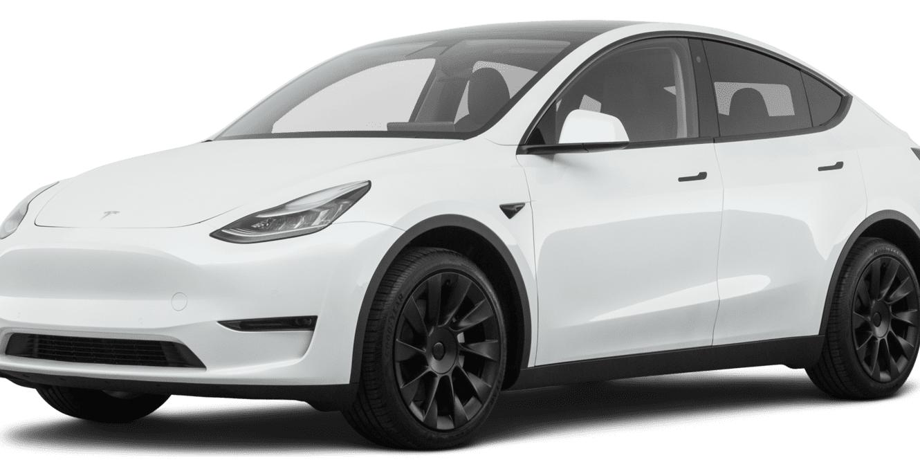 TESLA MODEL Y 2021 5YJYGDEE9MF102737 image